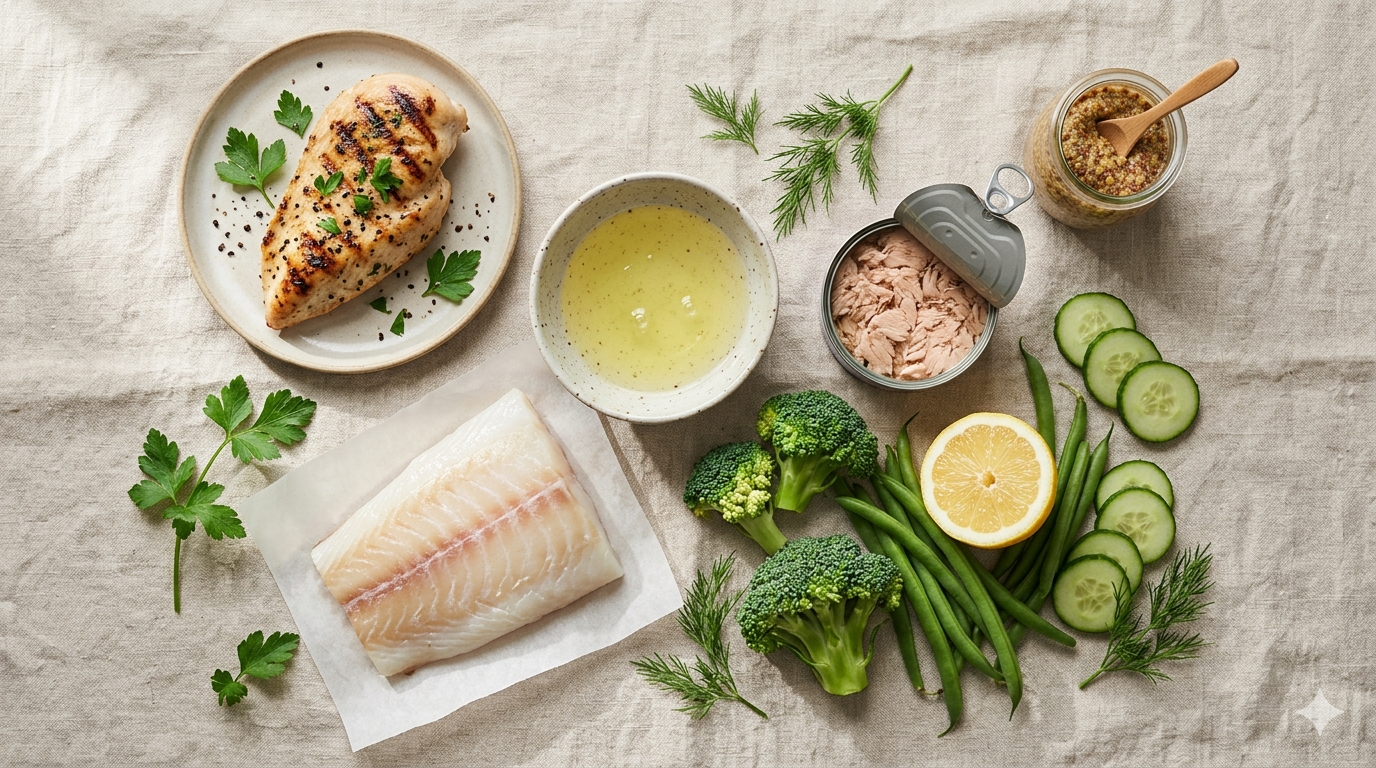 menu psmf journée type exemple repas